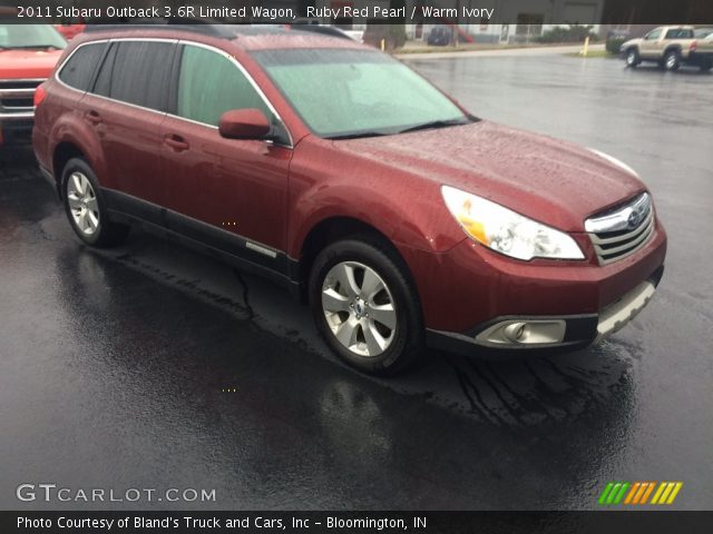 2011 Subaru Outback 3.6R Limited Wagon in Ruby Red Pearl