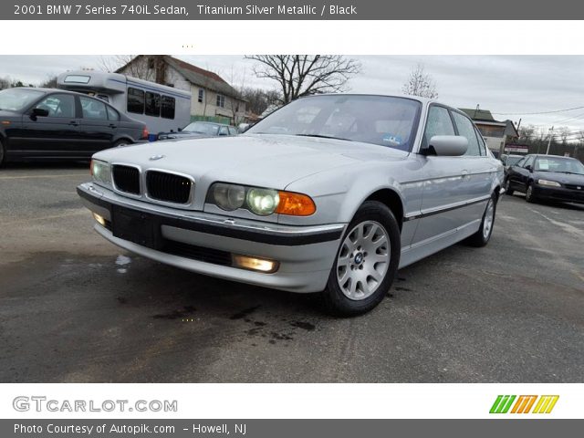 2001 BMW 7 Series 740iL Sedan in Titanium Silver Metallic