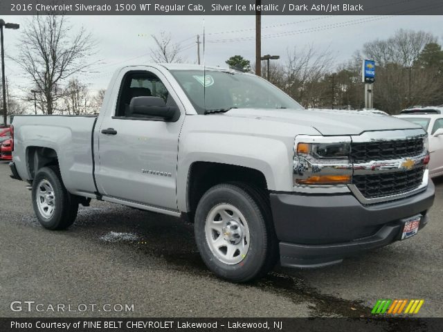 2016 Chevrolet Silverado 1500 WT Regular Cab in Silver Ice Metallic