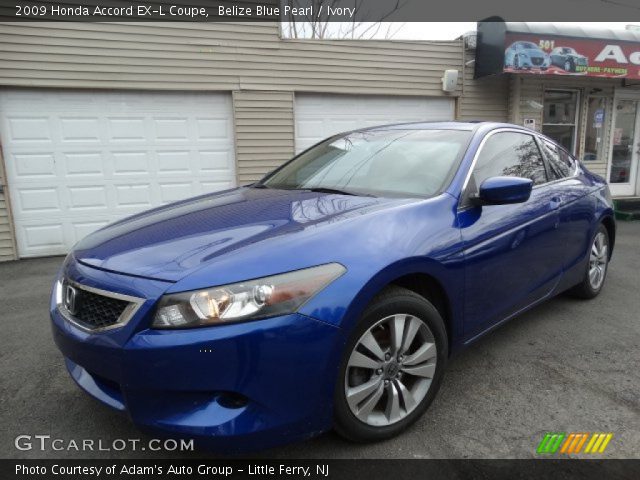 2009 Honda Accord EX-L Coupe in Belize Blue Pearl