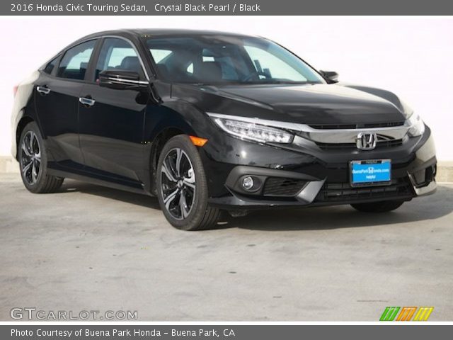 2016 Honda Civic Touring Sedan in Crystal Black Pearl