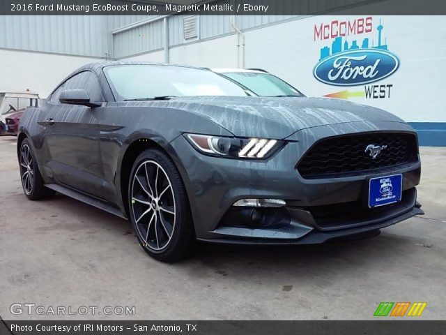 2016 Ford Mustang EcoBoost Coupe in Magnetic Metallic