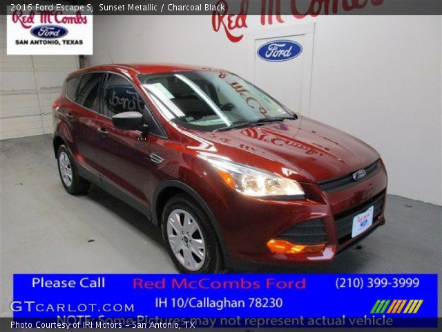 2016 Ford Escape S in Sunset Metallic