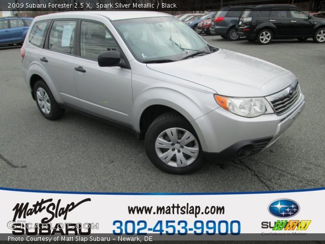 2009 Subaru Forester 2.5 X in Spark Silver Metallic