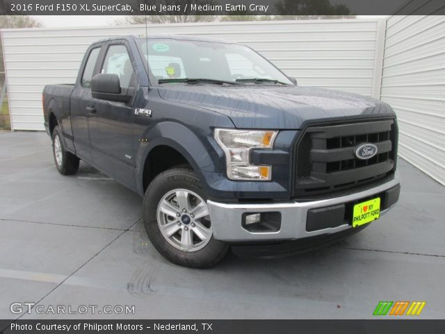 2016 Ford F150 XL SuperCab in Blue Jeans