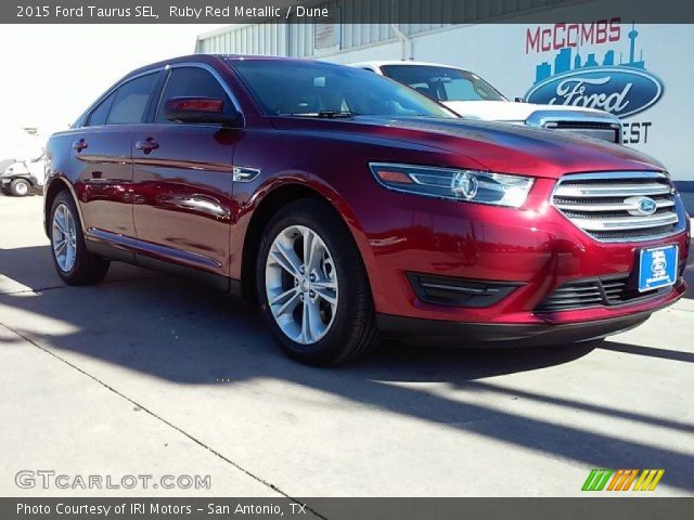 2015 Ford Taurus SEL in Ruby Red Metallic