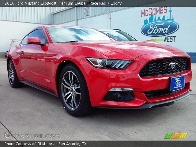 2016 Ford Mustang EcoBoost Premium Coupe in Race Red