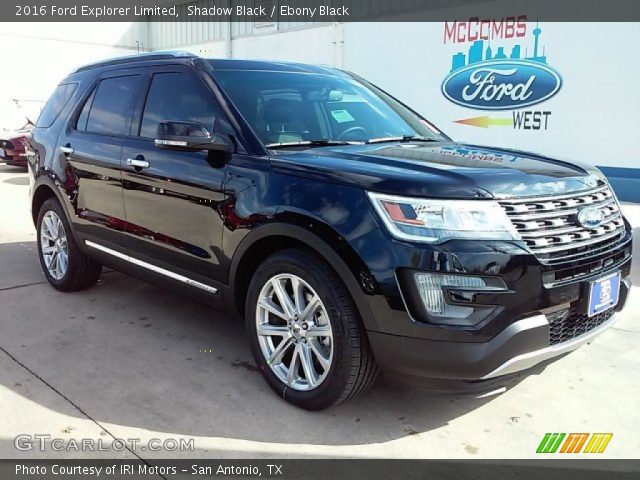 2016 Ford Explorer Limited in Shadow Black