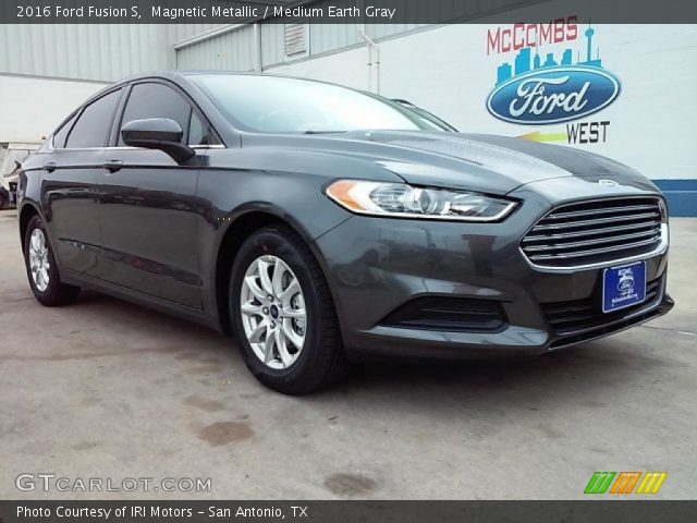 2016 Ford Fusion S in Magnetic Metallic