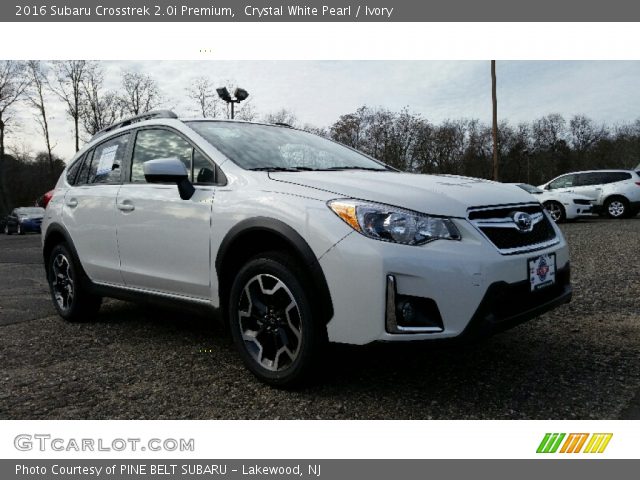 2016 Subaru Crosstrek 2.0i Premium in Crystal White Pearl