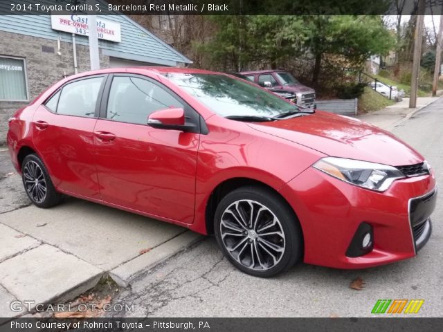 2014 Toyota Corolla S in Barcelona Red Metallic