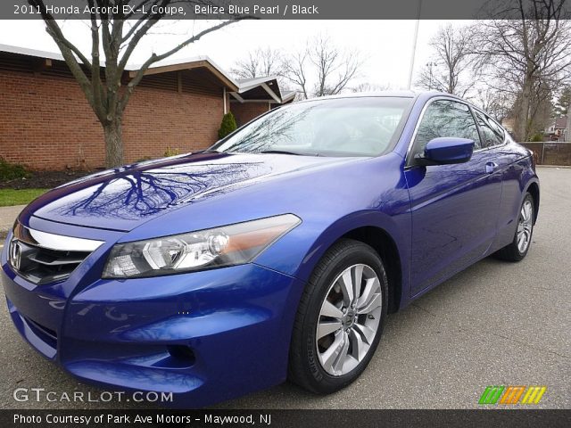 2011 Honda Accord EX-L Coupe in Belize Blue Pearl