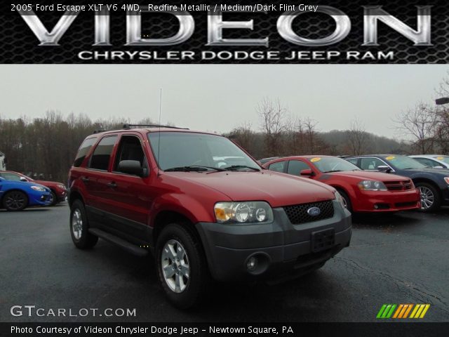 2005 Ford Escape XLT V6 4WD in Redfire Metallic