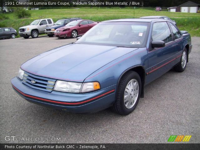 1991 Chevrolet Lumina Euro Coupe in Medium Sapphire Blue Metallic