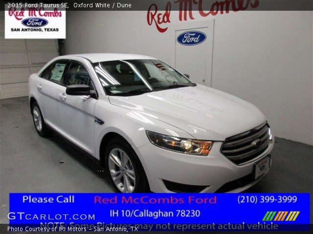 2015 Ford Taurus SE in Oxford White