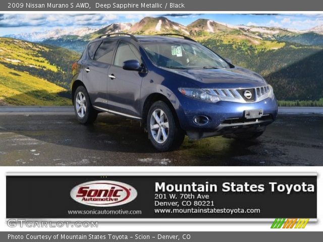 2009 Nissan Murano S AWD in Deep Sapphire Metallic