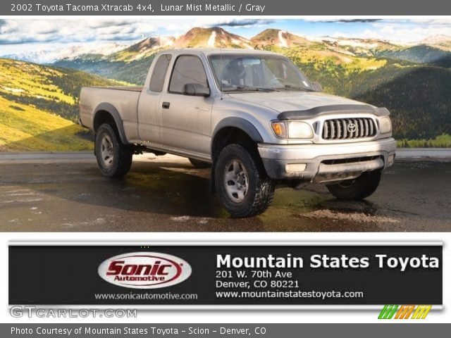 2002 Toyota Tacoma Xtracab 4x4 in Lunar Mist Metallic