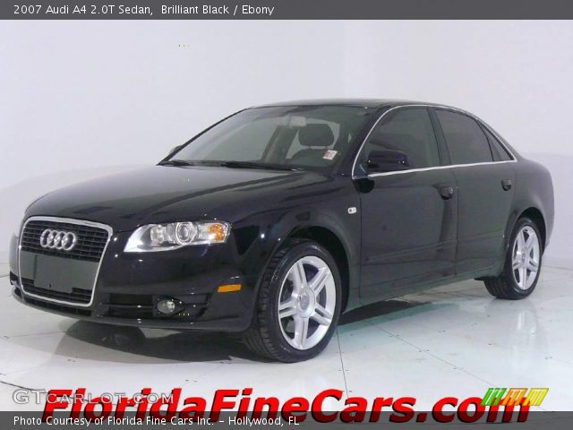 2007 Audi A4 2.0T Sedan in Brilliant Black