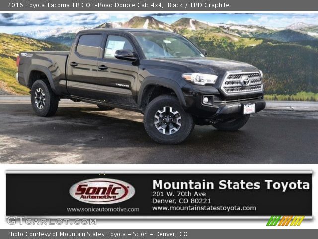 2016 Toyota Tacoma TRD Off-Road Double Cab 4x4 in Black