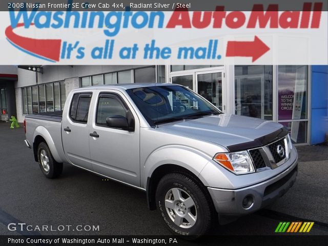 2008 Nissan Frontier SE Crew Cab 4x4 in Radiant Silver