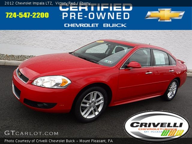 2012 Chevrolet Impala LTZ in Victory Red