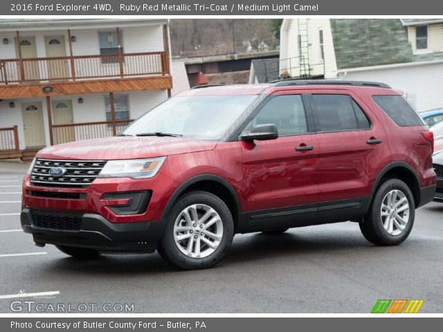 2016 Ford Explorer 4WD in Ruby Red Metallic Tri-Coat