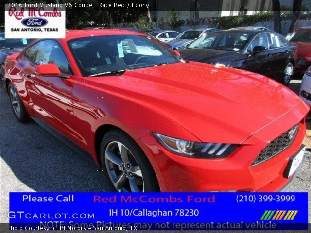 2016 Ford Mustang V6 Coupe in Race Red