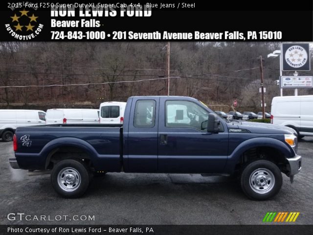 2015 Ford F250 Super Duty XL Super Cab 4x4 in Blue Jeans
