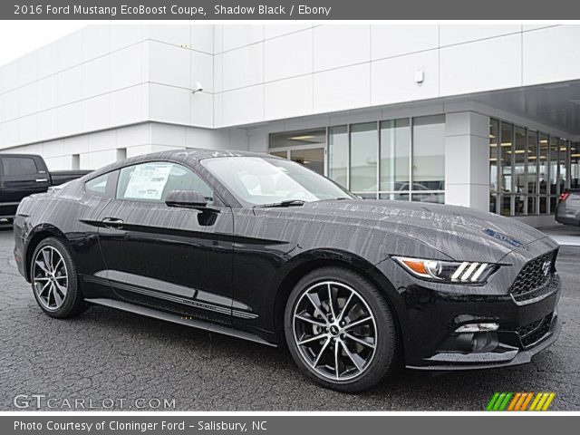 2016 Ford Mustang EcoBoost Coupe in Shadow Black