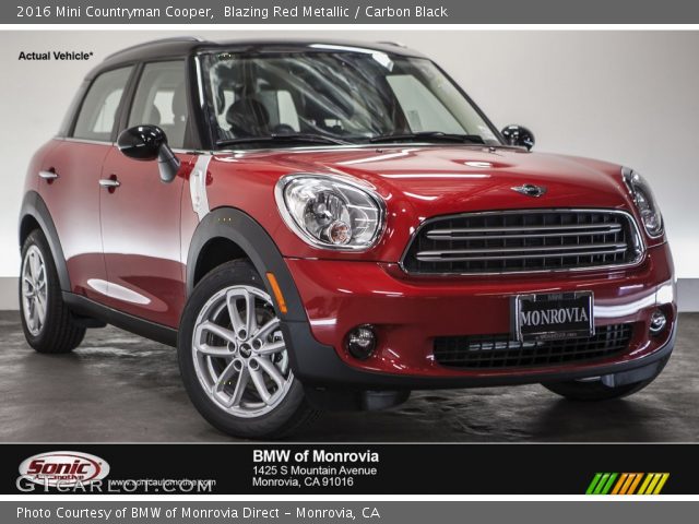 2016 Mini Countryman Cooper in Blazing Red Metallic