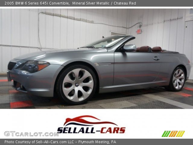 2005 BMW 6 Series 645i Convertible in Mineral Silver Metallic