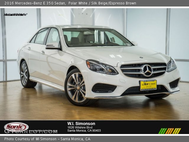 2016 Mercedes-Benz E 350 Sedan in Polar White