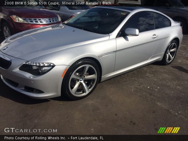 2008 BMW 6 Series 650i Coupe in Mineral Silver Metallic