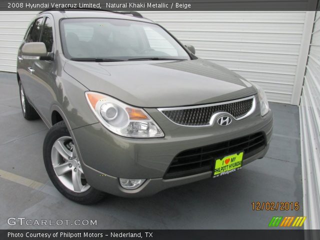 2008 Hyundai Veracruz Limited in Natural Khaki Metallic