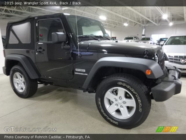 2015 Jeep Wrangler Sport 4x4 in Black