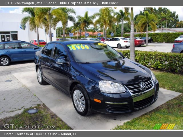 2010 Volkswagen Jetta S Sedan in Blue Graphite Metallic