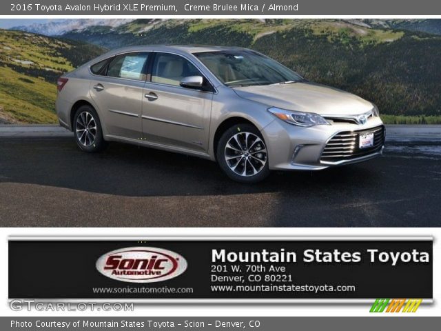 2016 Toyota Avalon Hybrid XLE Premium in Creme Brulee Mica