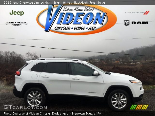 2016 Jeep Cherokee Limited 4x4 in Bright White