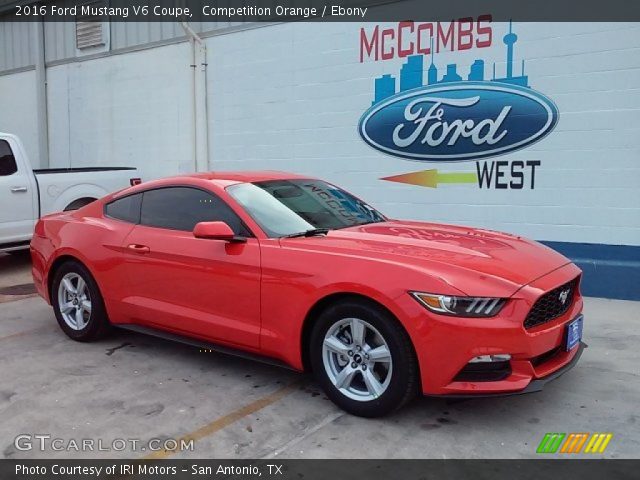 2016 Ford Mustang V6 Coupe in Competition Orange