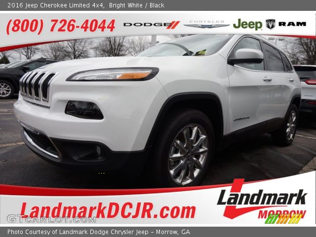 2016 Jeep Cherokee Limited 4x4 in Bright White