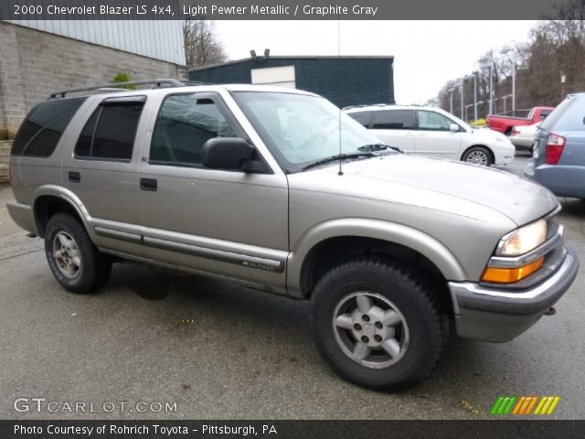 2000 Chevrolet Blazer LS 4x4 in Light Pewter Metallic