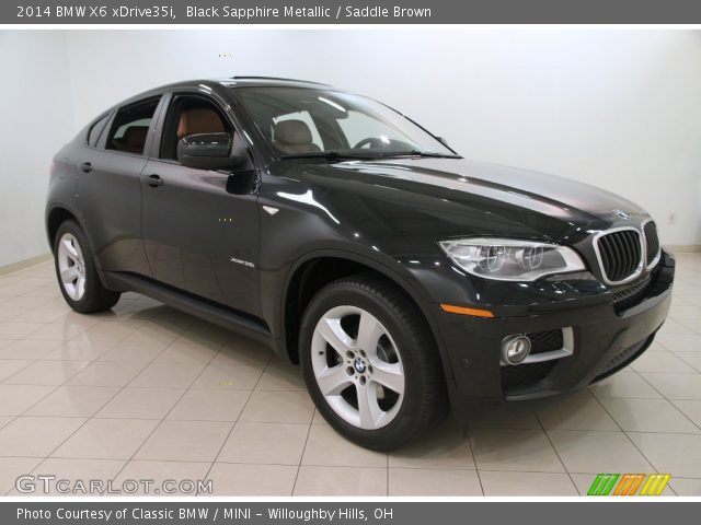 2014 BMW X6 xDrive35i in Black Sapphire Metallic