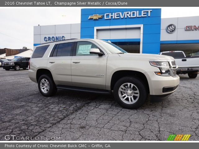 2016 Chevrolet Tahoe LT in Champagne Silver Metallic