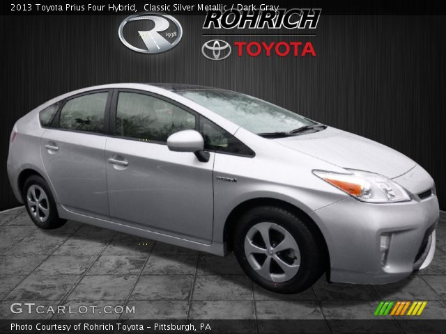 2013 Toyota Prius Four Hybrid in Classic Silver Metallic