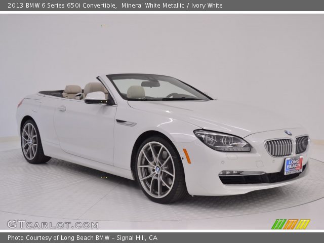 2013 BMW 6 Series 650i Convertible in Mineral White Metallic