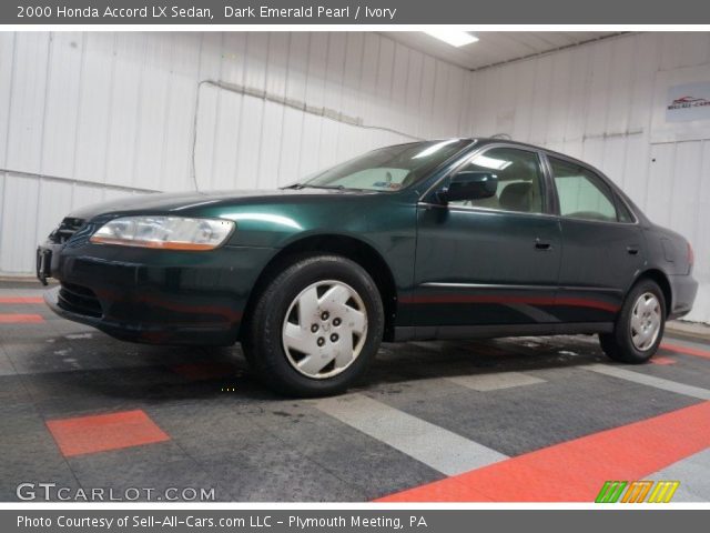 2000 Honda Accord LX Sedan in Dark Emerald Pearl