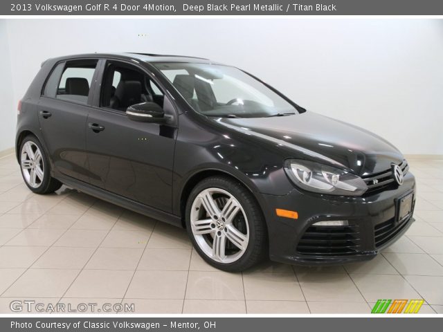 2013 Volkswagen Golf R 4 Door 4Motion in Deep Black Pearl Metallic