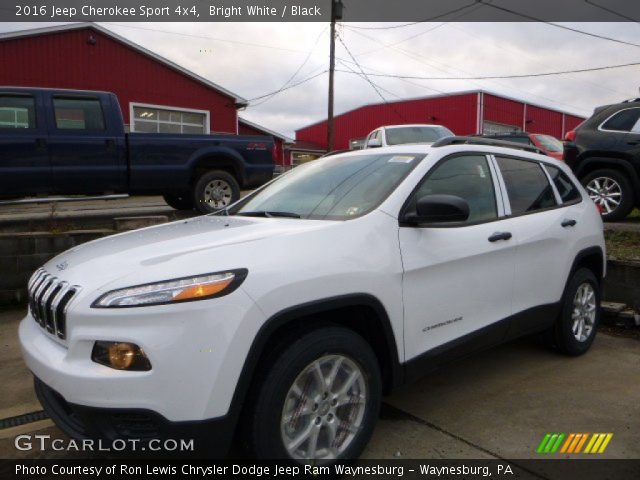 2016 Jeep Cherokee Sport 4x4 in Bright White