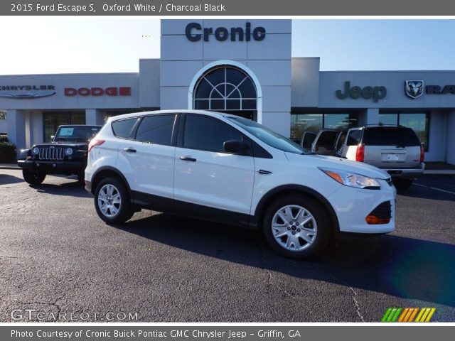 2015 Ford Escape S in Oxford White