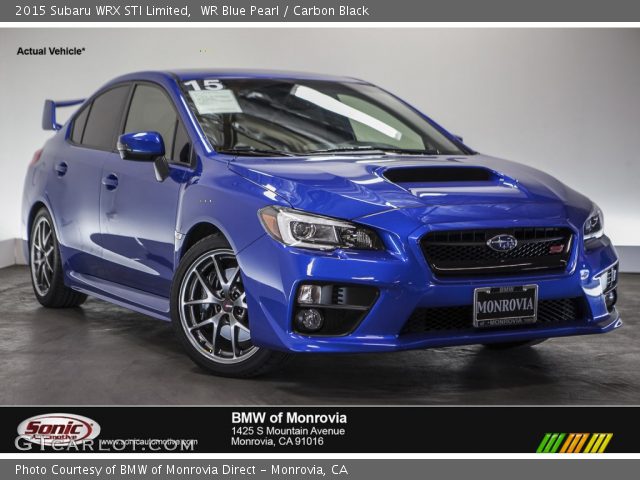 2015 Subaru WRX STI Limited in WR Blue Pearl